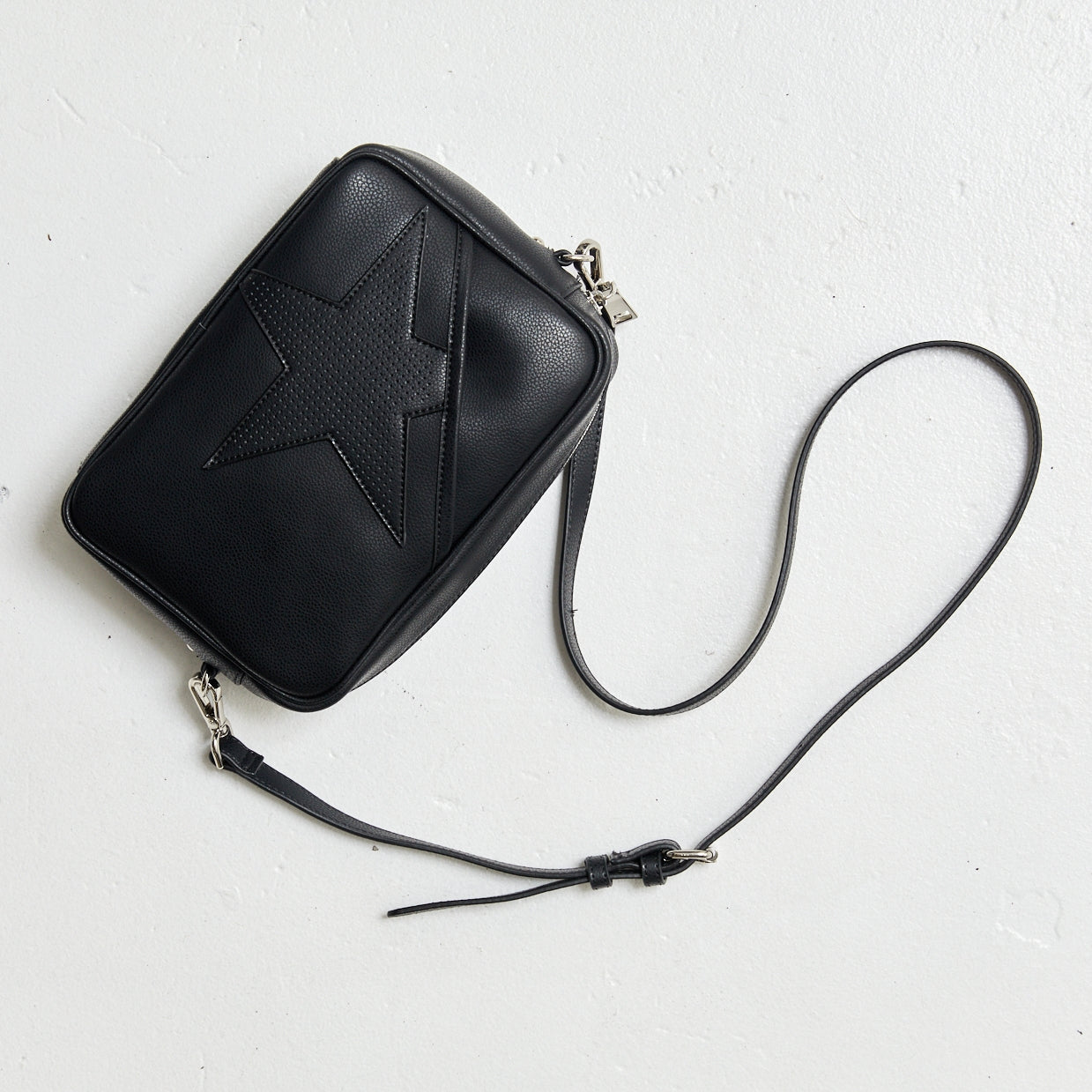 STELLA BAG BLACK LEATHER