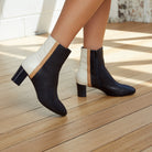 BABEL BLACK CAMEL STRIPE