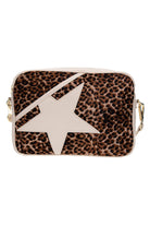 STELLA BAG CREAM & CHEETAH TRIM