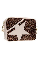 STELLA BAG CREAM & CHEETAH TRIM